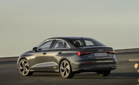 2021 Audi A3 Sedan (Color: Manhattan Gray) Rear Three-Quarter Wallpapers 450x275 (19)