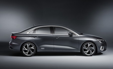 2021 Audi A3 Sedan (Color: Manhattan Gray) Side Wallpapers 450x275 (29)