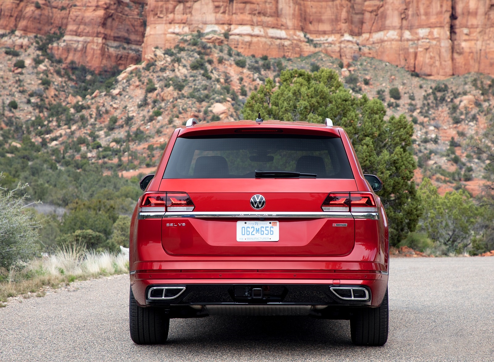 2021 Volkswagen Atlas SEL Premium 4Motion Rear Wallpapers (12)