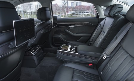 2020 Audi A8 L 60 TFSI e quattro (Plug-In Hybrid; UK-Spec) Interior Rear Seats Wallpapers 450x275 (101)