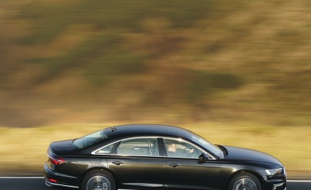 2020 Audi A8 L 60 TFSI e quattro (Plug-In Hybrid; UK-Spec) Side Wallpapers 450x275 (23)