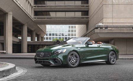 2020 Mercedes-AMG S 63 Cabriolet (US-Spec) Front Three-Quarter Wallpapers 450x275 (15)