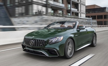 2020 Mercedes-AMG S 63 Cabriolet (US-Spec) Front Three-Quarter Wallpapers 450x275 (2)
