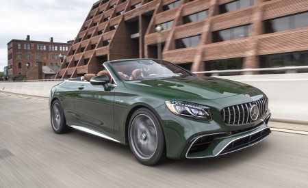 2020 Mercedes-AMG S 63 Cabriolet (US-Spec) Front Three-Quarter Wallpapers 450x275 (5)