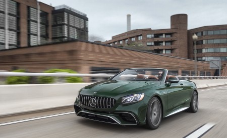 2020 Mercedes-AMG S 63 Cabriolet (US-Spec) Front Three-Quarter Wallpapers 450x275 (6)