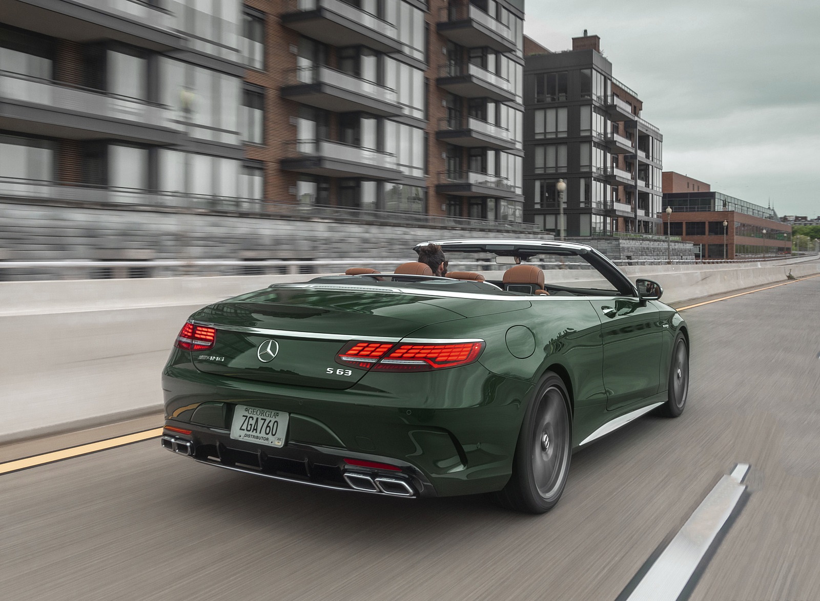 2020 Mercedes-AMG S 63 Cabriolet (US-Spec) Rear Three-Quarter Wallpapers (7)