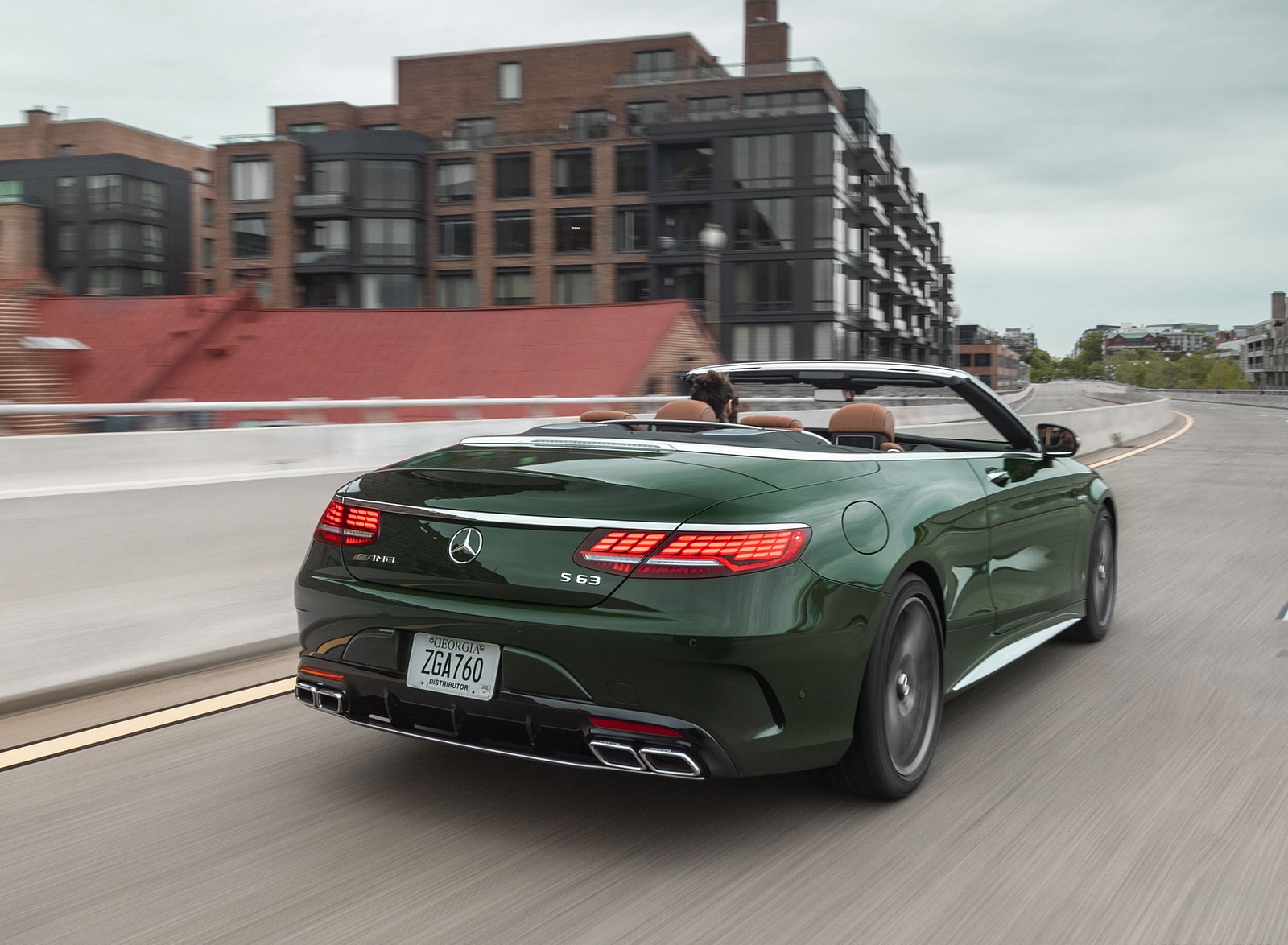 2020 Mercedes-AMG S 63 Cabriolet (US-Spec) Rear Three-Quarter Wallpapers (8)
