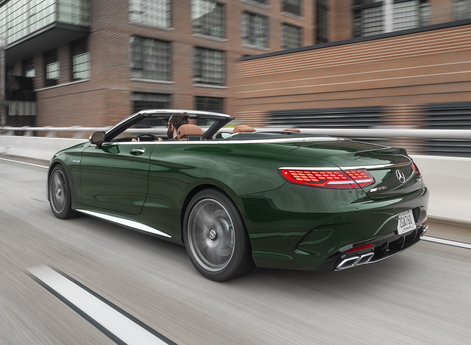 2020 Mercedes-AMG S 63 Cabriolet (US-Spec) Rear Three-Quarter Wallpapers (9)
