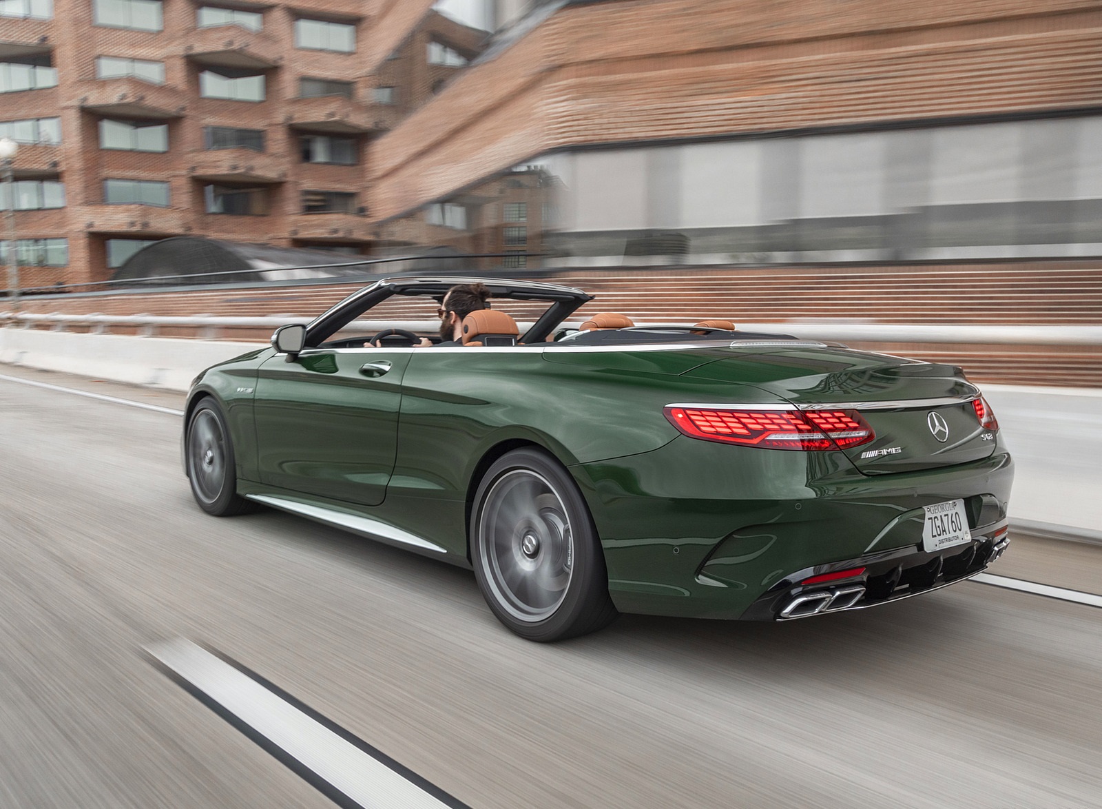 2020 Mercedes-AMG S 63 Cabriolet (US-Spec) Rear Three-Quarter Wallpapers (10)