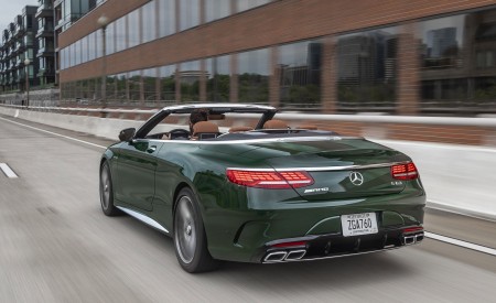2020 Mercedes-AMG S 63 Cabriolet (US-Spec) Rear Three-Quarter Wallpapers 450x275 (11)