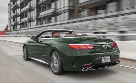 2020 Mercedes-AMG S 63 Cabriolet (US-Spec) Rear Three-Quarter Wallpapers 450x275 (12)