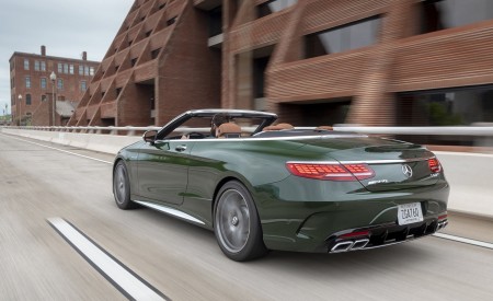 2020 Mercedes-AMG S 63 Cabriolet (US-Spec) Rear Three-Quarter Wallpapers 450x275 (13)