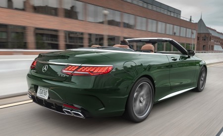 2020 Mercedes-AMG S 63 Cabriolet (US-Spec) Rear Three-Quarter Wallpapers 450x275 (14)