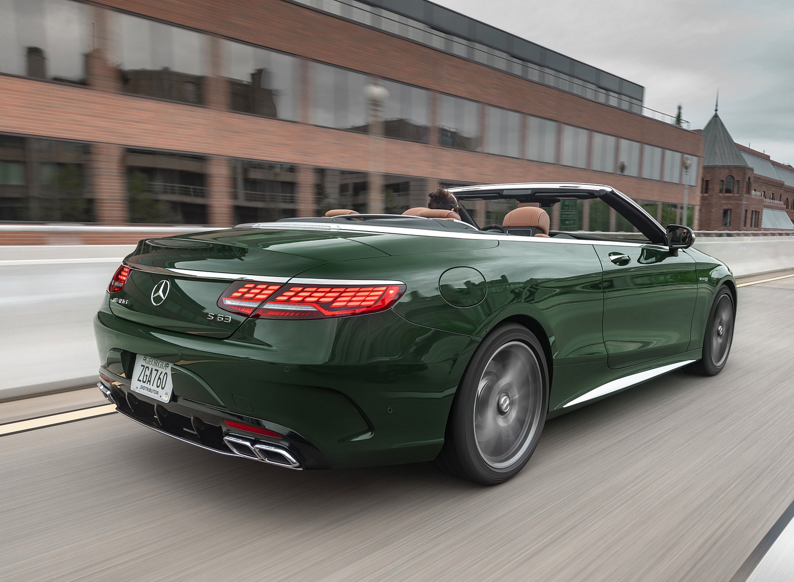 2020 Mercedes-AMG S 63 Cabriolet (US-Spec) Rear Three-Quarter Wallpapers (14)