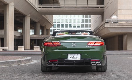 2020 Mercedes-AMG S 63 Cabriolet (US-Spec) Rear Wallpapers 450x275 (21)