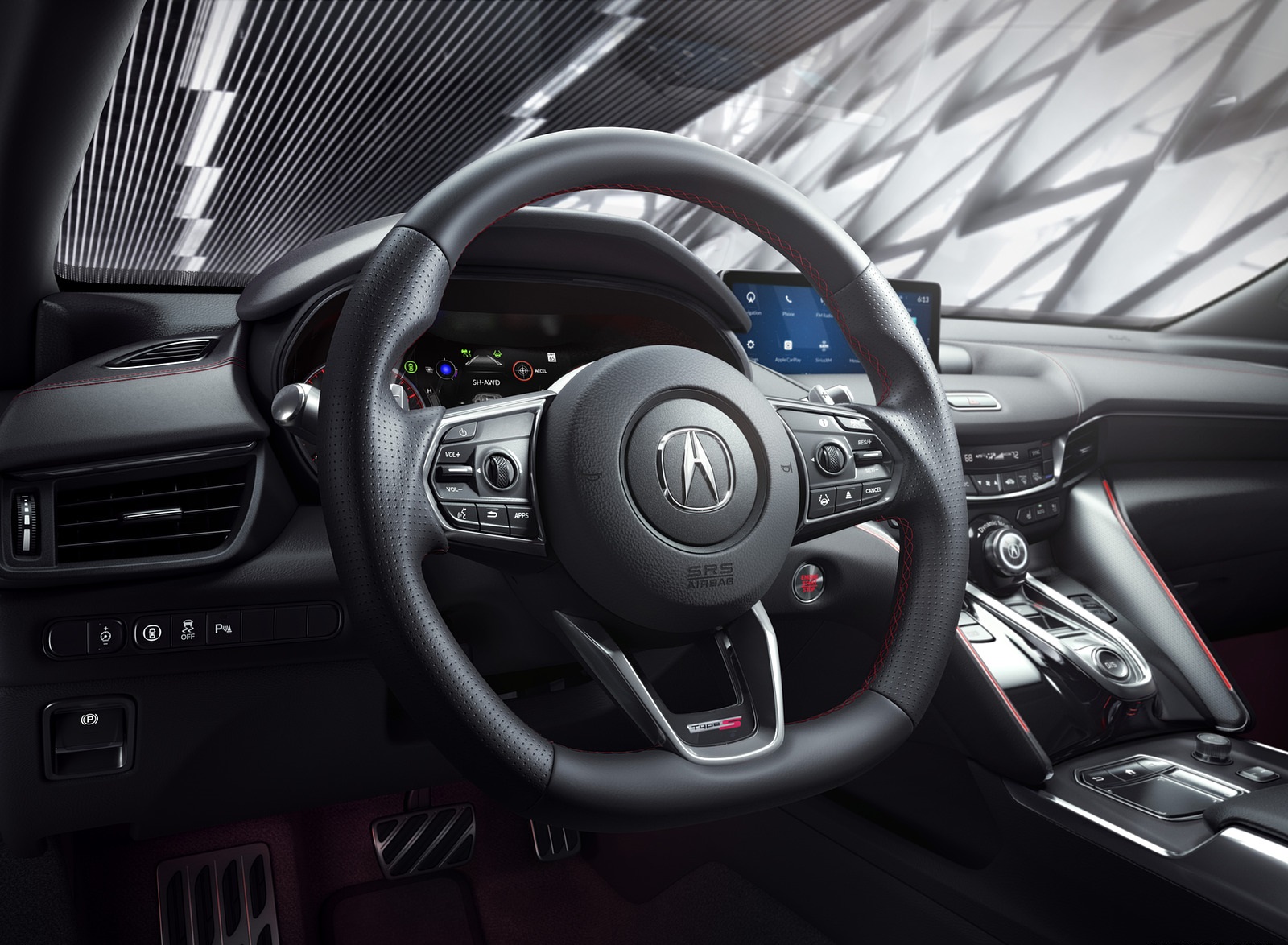 2021 Acura TLX Interior Steering Wheel Wallpapers (12)