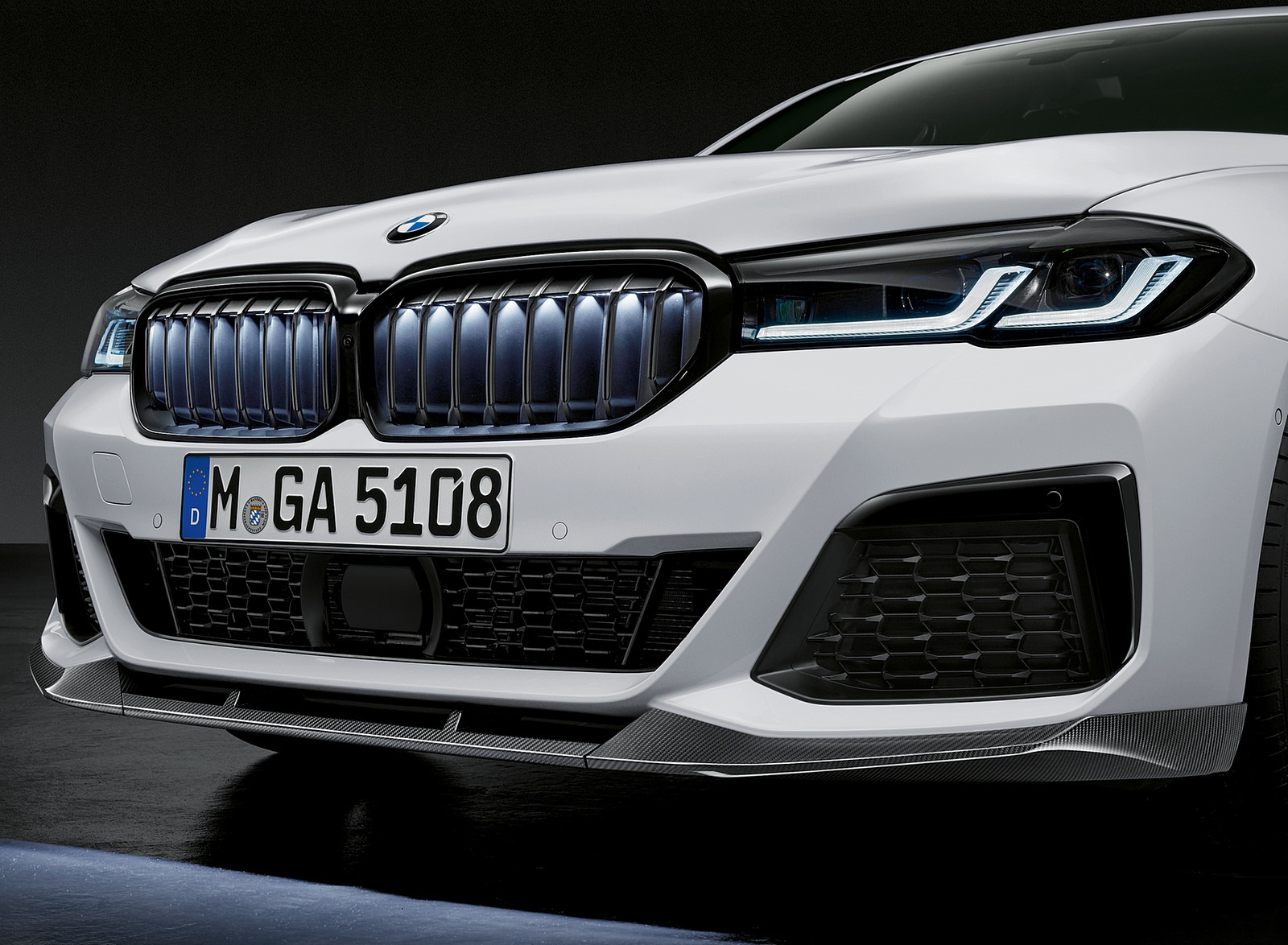 2021 BMW 5 Series M Performance Parts Grill Wallpapers (6)