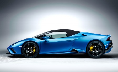 2021 Lamborghini Huracán EVO RWD Spyder Side Wallpapers 450x275 (9)