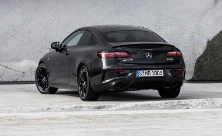 2021 Mercedes-AMG E 53 Coupe (Color: Graphite Grey Metallic) Rear Three-Quarter Wallpapers 450x275 (28)