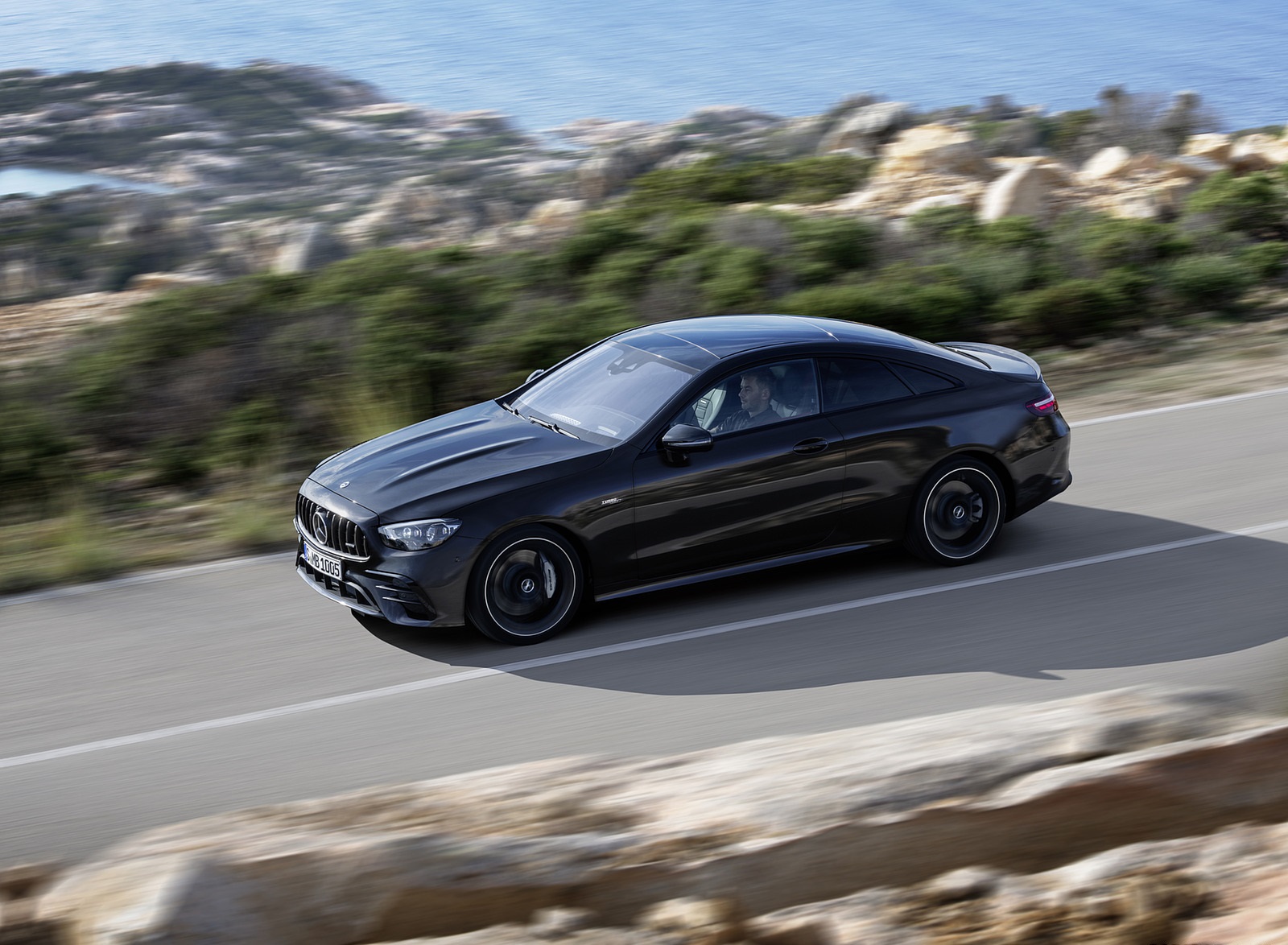 2021 Mercedes-AMG E 53 Coupe (Color: Graphite Grey Metallic) Side Wallpapers (13)