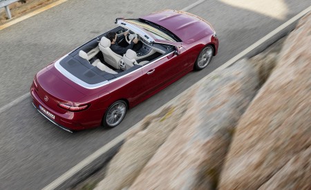 2021 Mercedes-Benz E 450 4MATIC Cabriolet AMG Line (Color: Designo Hyacinth Red Metallic) Top Wallpapers 450x275 (45)