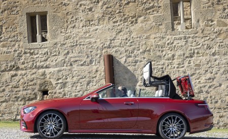 2021 Mercedes-Benz E 450 4MATIC Cabriolet (Color: Patagonia Red) Side Wallpapers 450x275 (14)