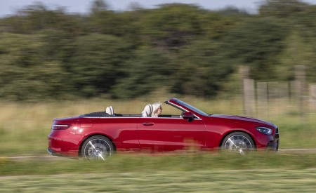 2021 Mercedes-Benz E 450 4MATIC Cabriolet (Color: Patagonia Red) Side Wallpapers 450x275 (3)