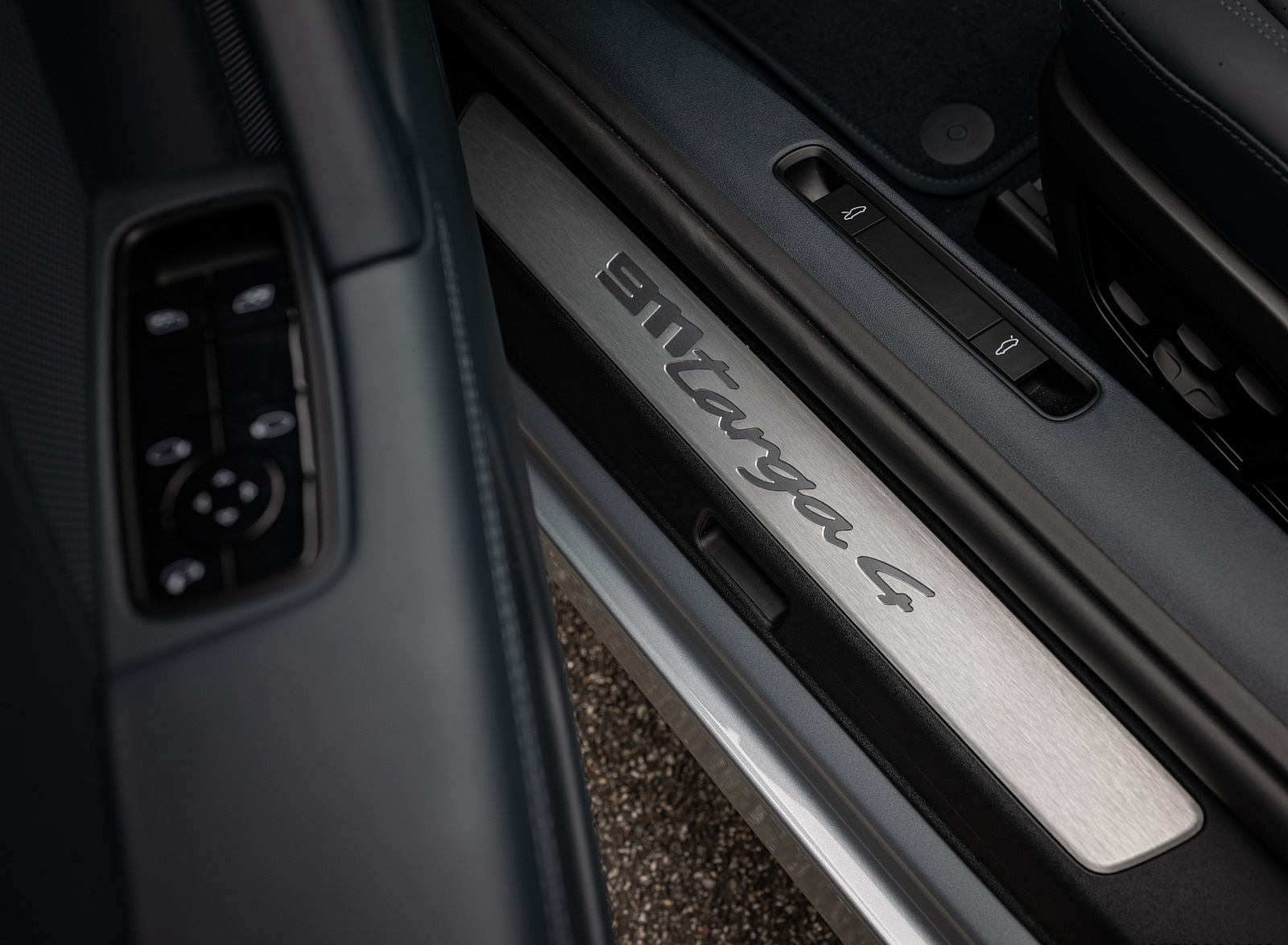 2021 Porsche 911 Targa 4 (Color: Dolomite Silver Metallic) Door Sill Wallpapers #111 of 126