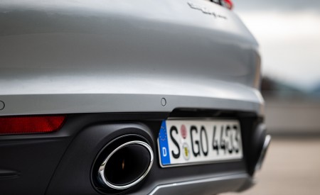 2021 Porsche 911 Targa 4 (Color: Dolomite Silver Metallic) Exhaust Wallpapers 450x275 (105)