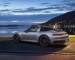 2021 Porsche 911 Targa 4 (Color: Dolomite Silver Metallic) Rear Three-Quarter Wallpapers 150x120