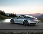 2021 Porsche 911 Targa 4 (Color: Dolomite Silver Metallic) Rear Three-Quarter Wallpapers 150x120