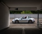 2021 Porsche 911 Targa 4 (Color: Dolomite Silver Metallic) Side Wallpapers 150x120