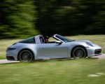 2021 Porsche 911 Targa 4 (Color: Dolomite Silver Metallic) Side Wallpapers 150x120