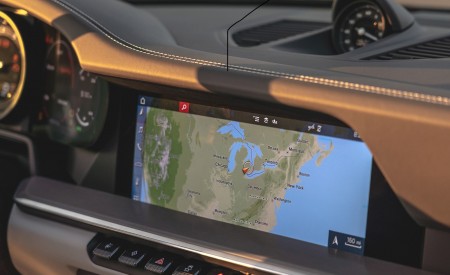 2021 Porsche 911 Targa 4 (Color: Gentian Blue) Central Console Wallpapers 450x275 (83)