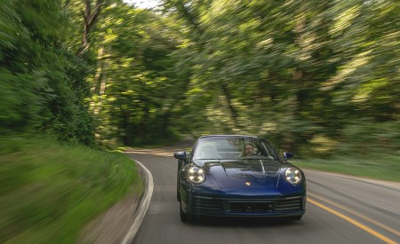 2021 Porsche 911 Targa 4 (Color: Gentian Blue) Front Wallpapers 450x275 (12)
