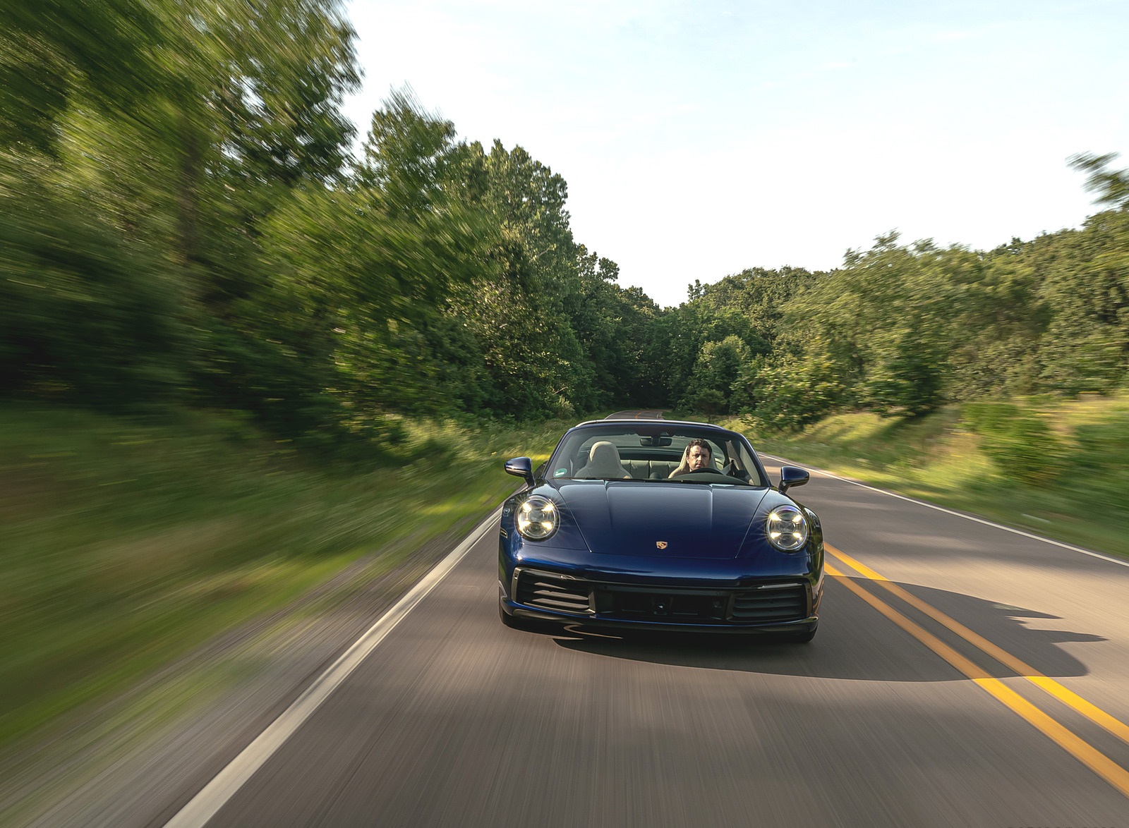 2021 Porsche 911 Targa 4 (Color: Gentian Blue) Front Wallpapers (13)