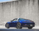 2021 Porsche 911 Targa 4 (Color: Gentian Blue) Rear Three-Quarter Wallpapers 150x120