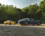 2021 Porsche 911 Targa 4 (Color: Gentian Blue) Rear Three-Quarter Wallpapers  150x120
