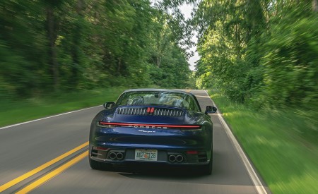2021 Porsche 911 Targa 4 (Color: Gentian Blue) Rear Wallpapers  450x275 (14)