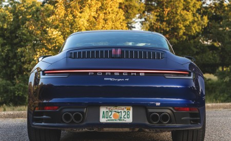 2021 Porsche 911 Targa 4 (Color: Gentian Blue) Rear Wallpapers 450x275 (30)