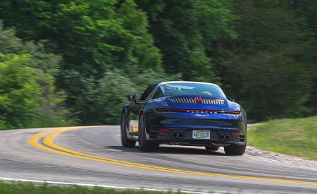 2021 Porsche 911 Targa 4 (Color: Gentian Blue) Rear Wallpapers 450x275 (9)