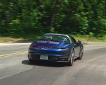 2021 Porsche 911 Targa 4 (Color: Gentian Blue) Rear Wallpapers 150x120