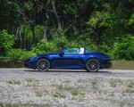 2021 Porsche 911 Targa 4 (Color: Gentian Blue) Side Wallpapers 150x120 (36)