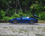 2021 Porsche 911 Targa 4 (Color: Gentian Blue) Side Wallpapers 150x120