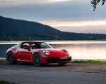 2021 Porsche 911 Targa 4S (Color: Guards Red) Front Three-Quarter Wallpapers 150x120