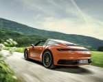 2021 Porsche 911 Targa 4S (Color: Guards Red) Rear Three-Quarter Wallpapers 150x120