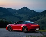 2021 Porsche 911 Targa 4S (Color: Guards Red) Rear Three-Quarter Wallpapers 150x120