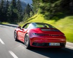 2021 Porsche 911 Targa 4S (Color: Guards Red) Rear Three-Quarter Wallpapers 150x120