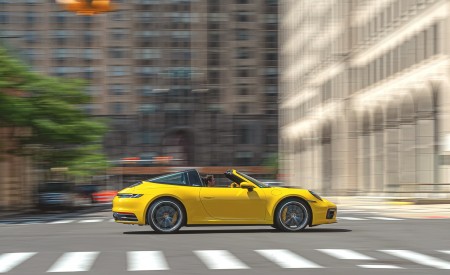 2021 Porsche 911 Targa 4S (Color: Racing Yellow) Side Wallpapers 450x275 (24)