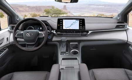 2021 Toyota Sienna Platinum Hybrid Interior Cockpit Wallpapers 450x275 (15)